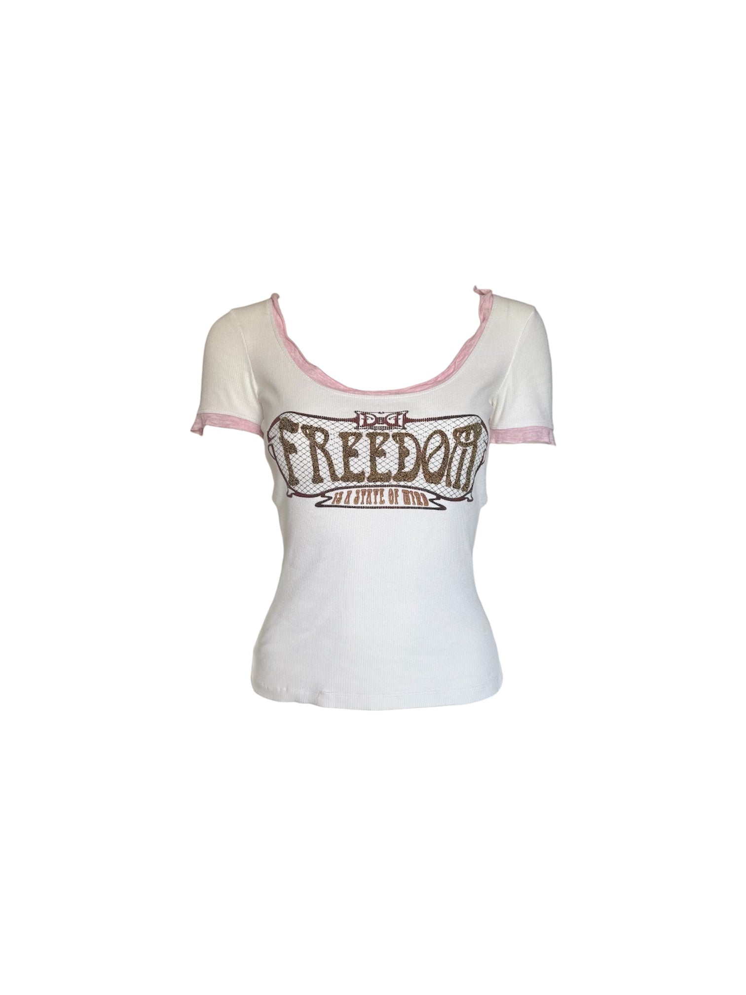 Dolce & Gabbana 'Freedom is a State of Mind' White Top