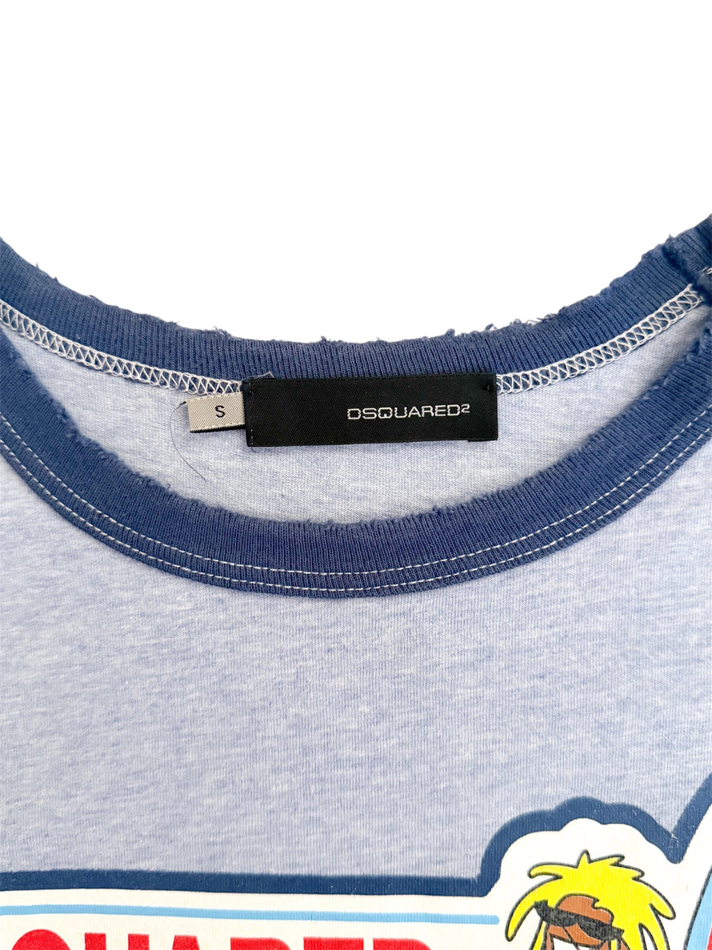 DSquared2 S/S 2005 'Camp Milan' Blue T-Shirt