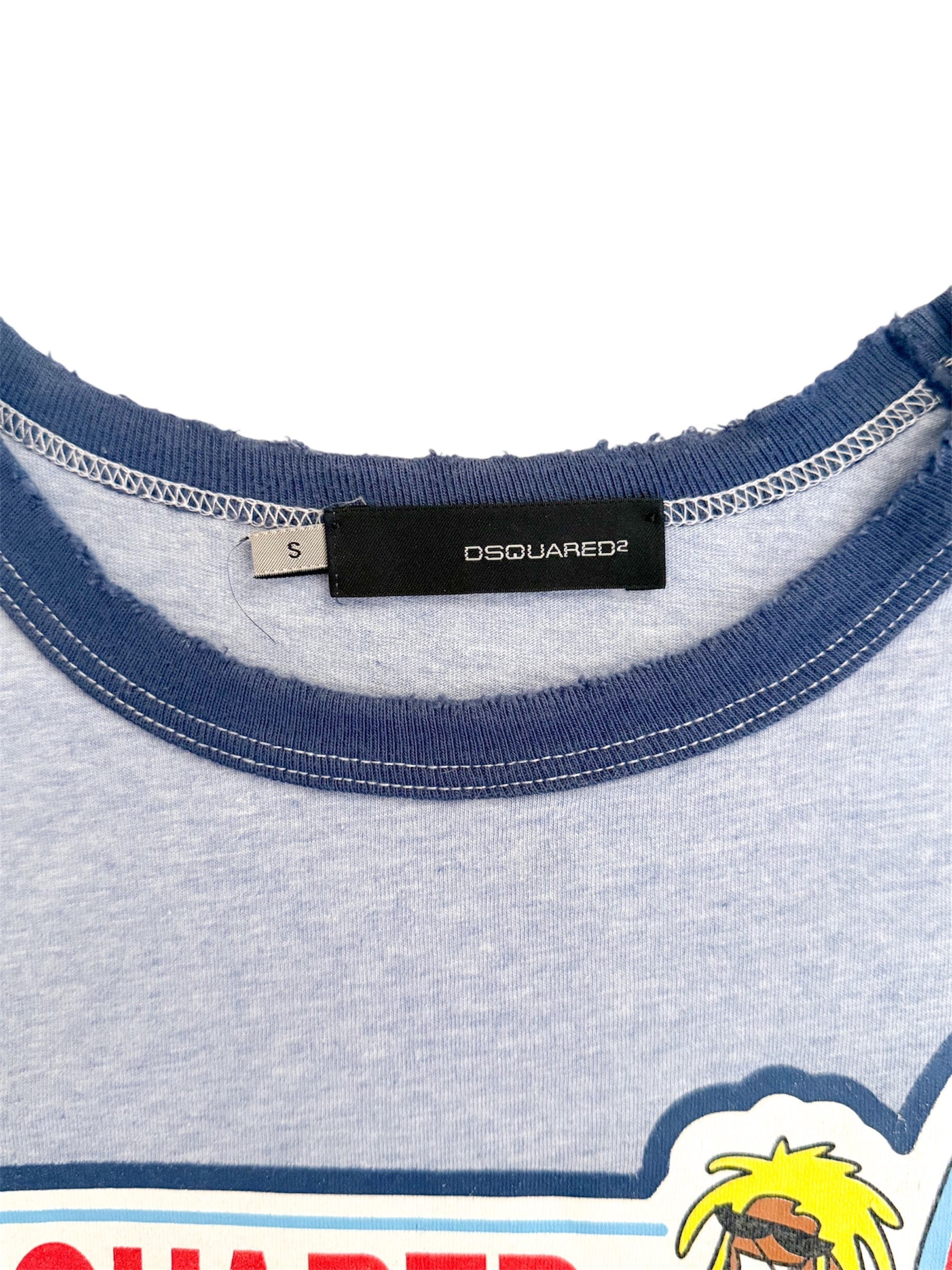 DSquared2 S/S 2005 'Camp Milan' Blue T-Shirt
