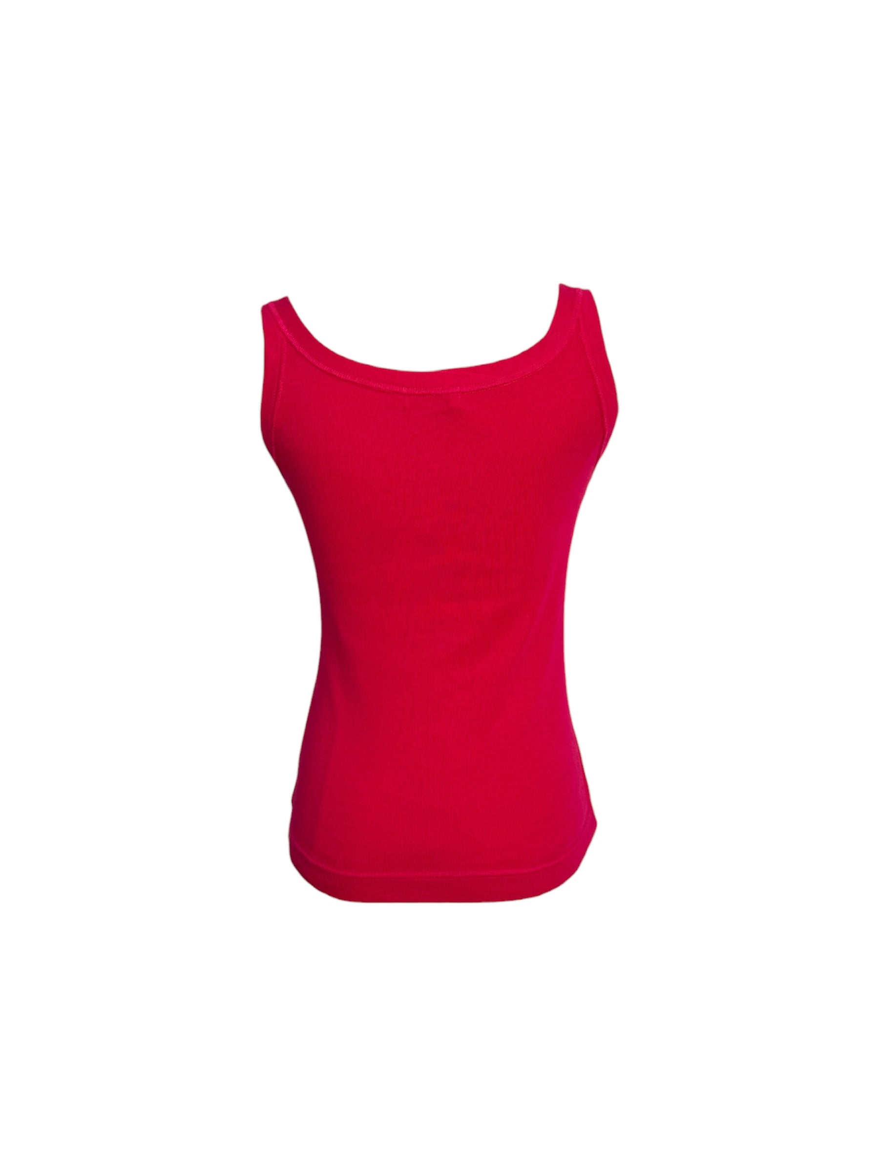 Hysteric Glamour Silver Nude Girl Red Tank Top