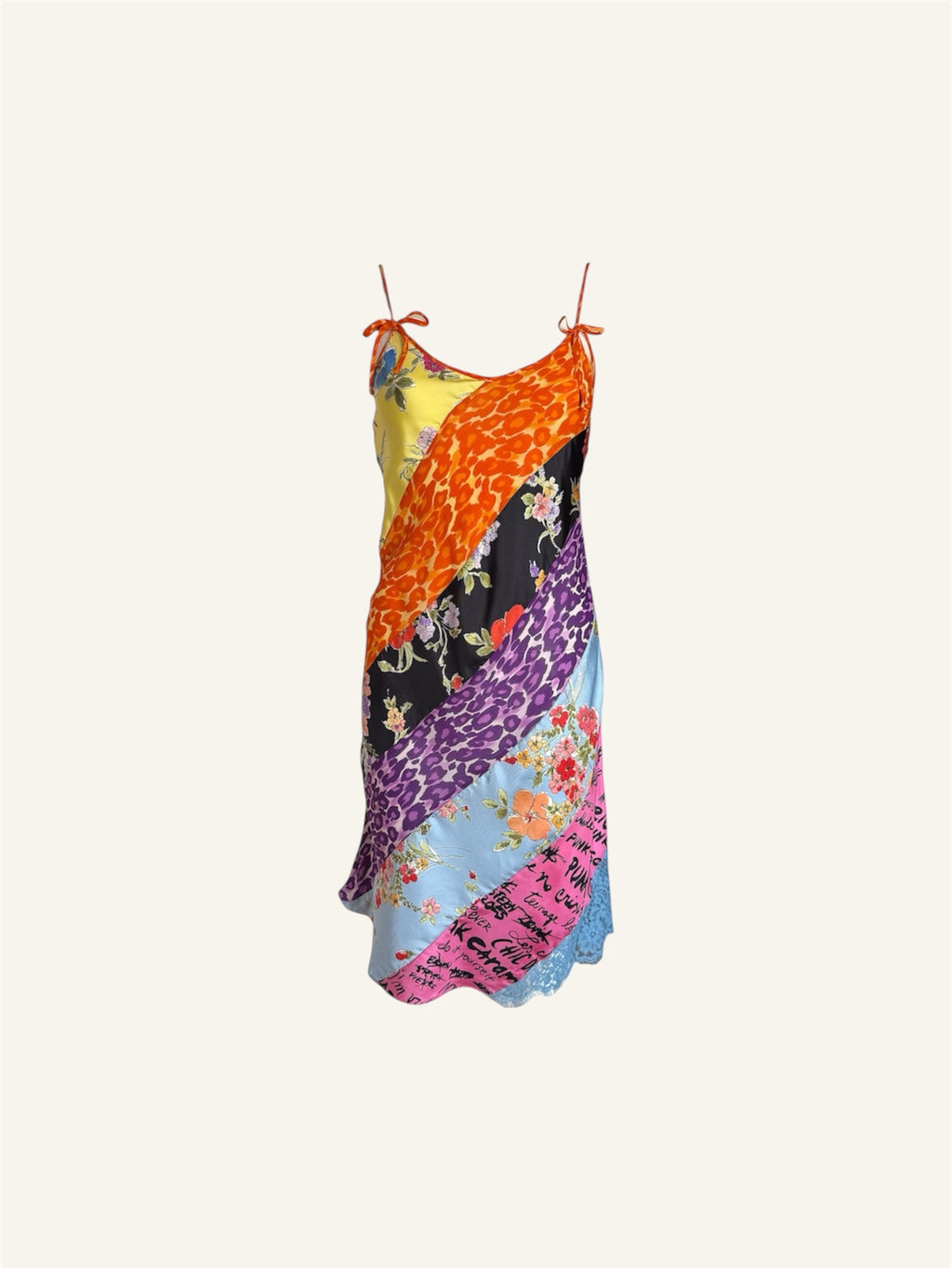 Moschino Cheap and Chic Patchwork Dress