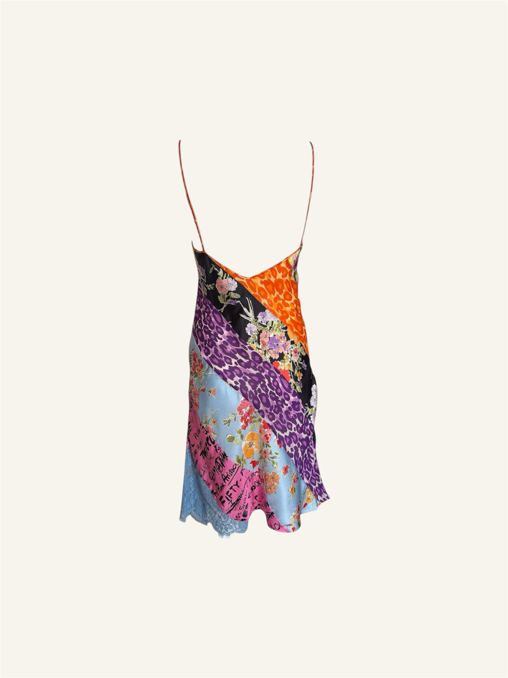 Moschino Cheap and Chic Patchwork Dress