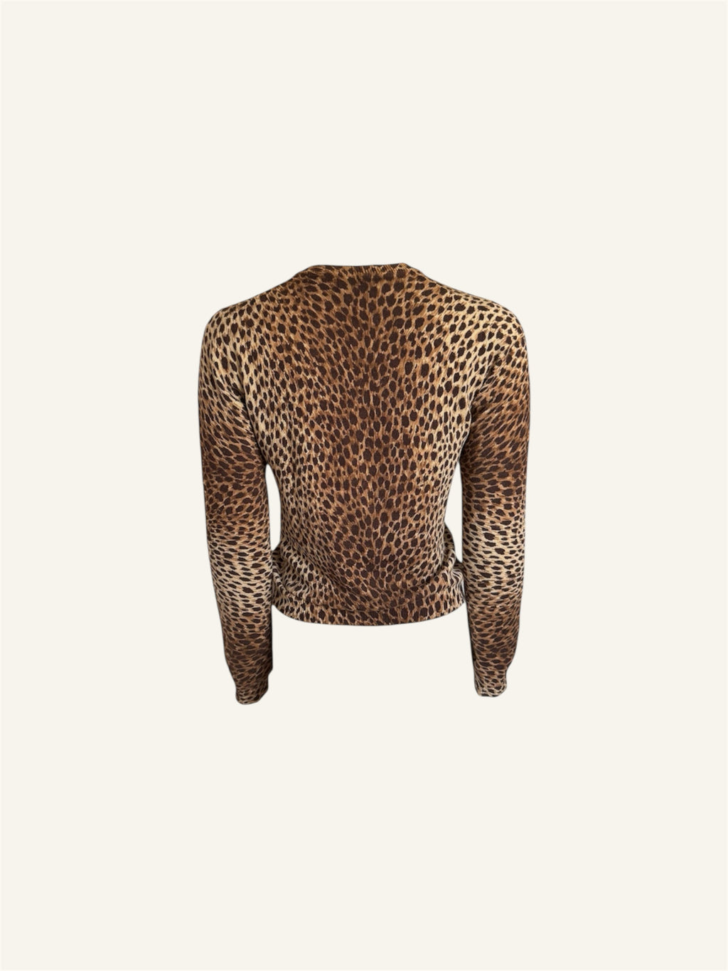 Dolce & Gabbana Leopard V-Neck Sweater