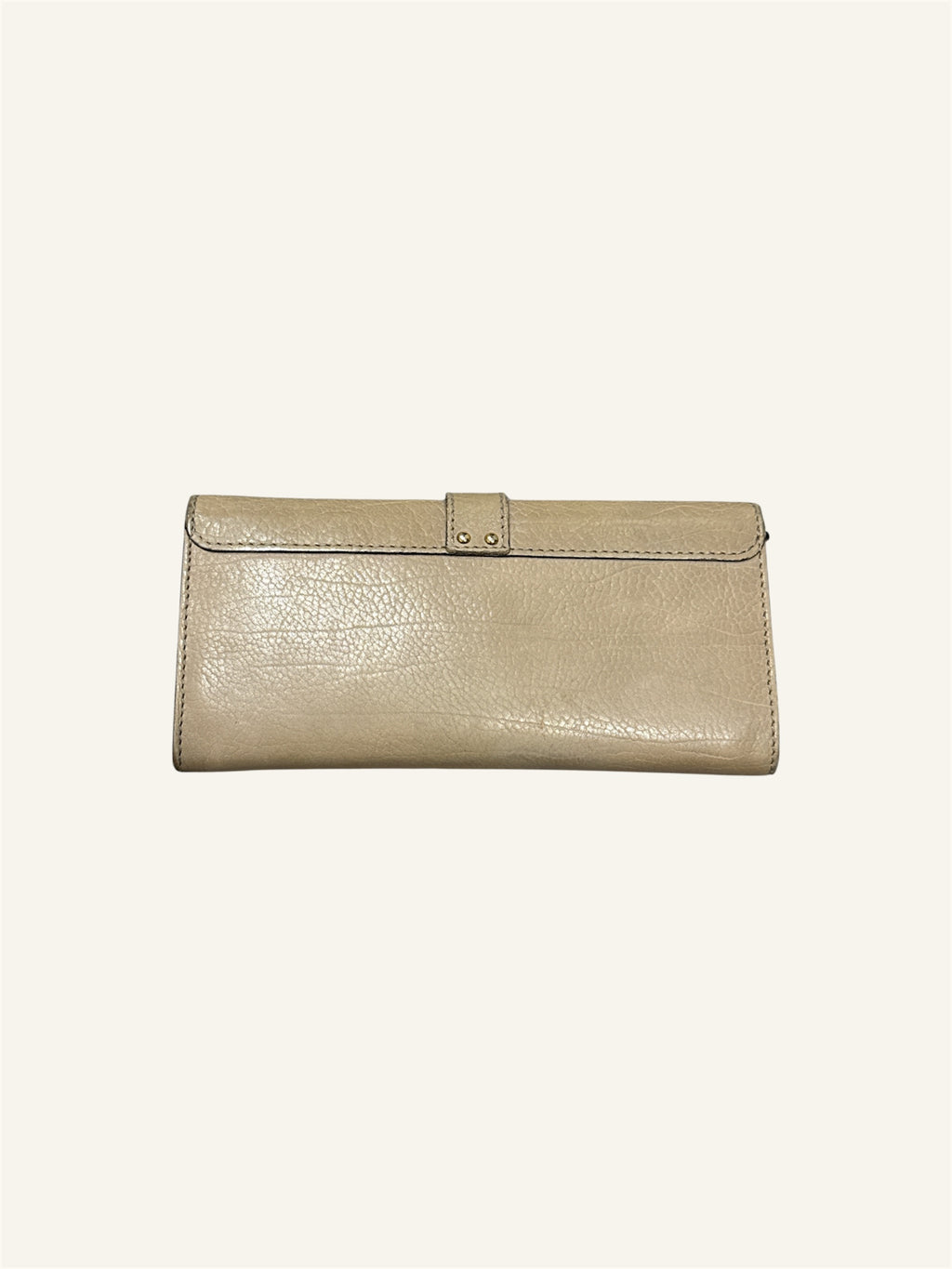 Chloe Paddington Beige Leather Wallet