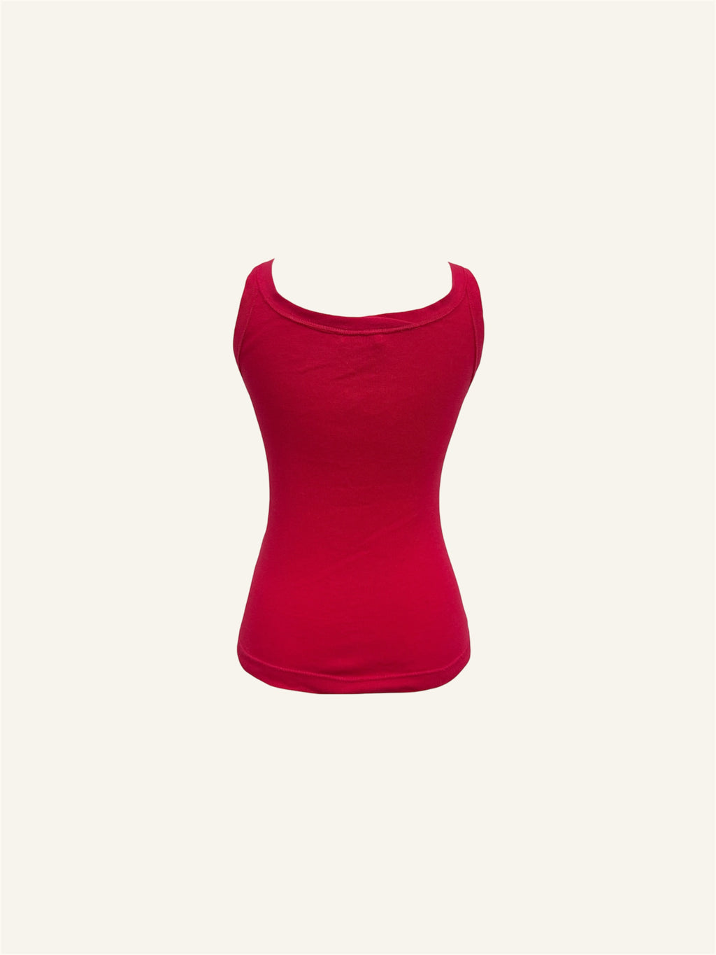 Hysteric Glamour Silver Nude Girl Red Tank Top