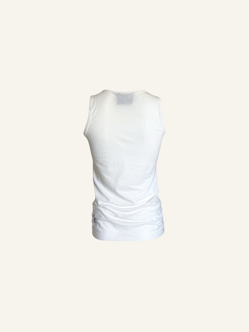 Dolce & Gabbana White Cowboy Tank Top