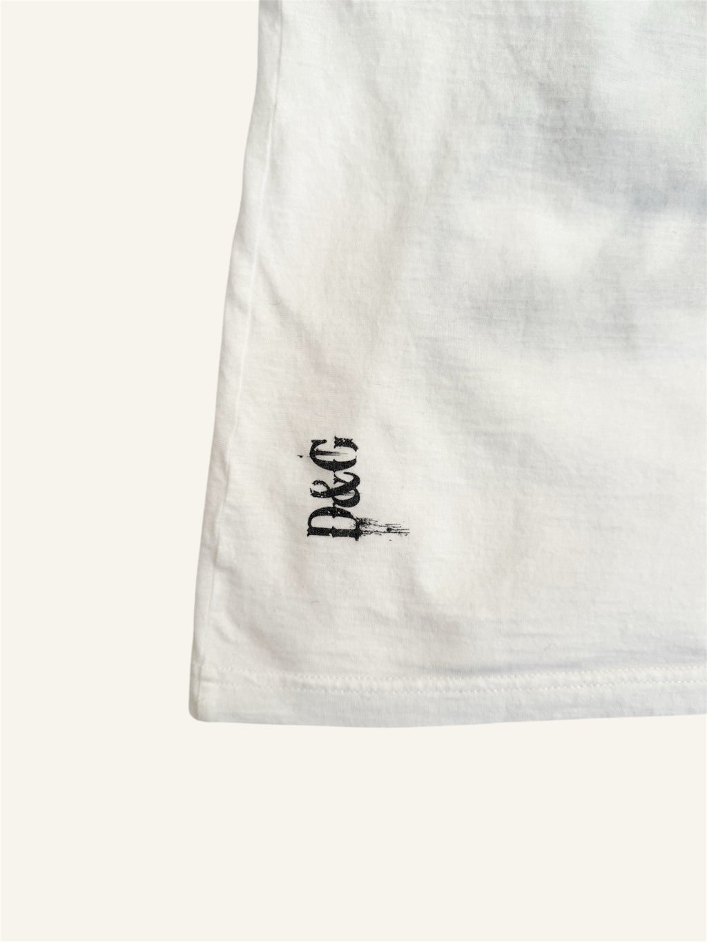 Dolce & Gabbana White Cowboy Tank Top