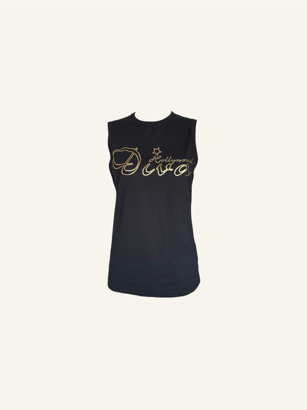 Dolce & Gabbana 'Hollywood Diva' Black Top