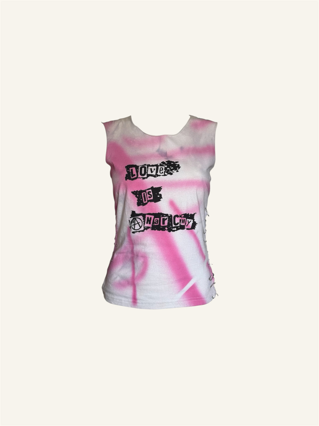 Dolce & Gabbana S/S 2001 'Love is Anarchy' Safety Pin Top