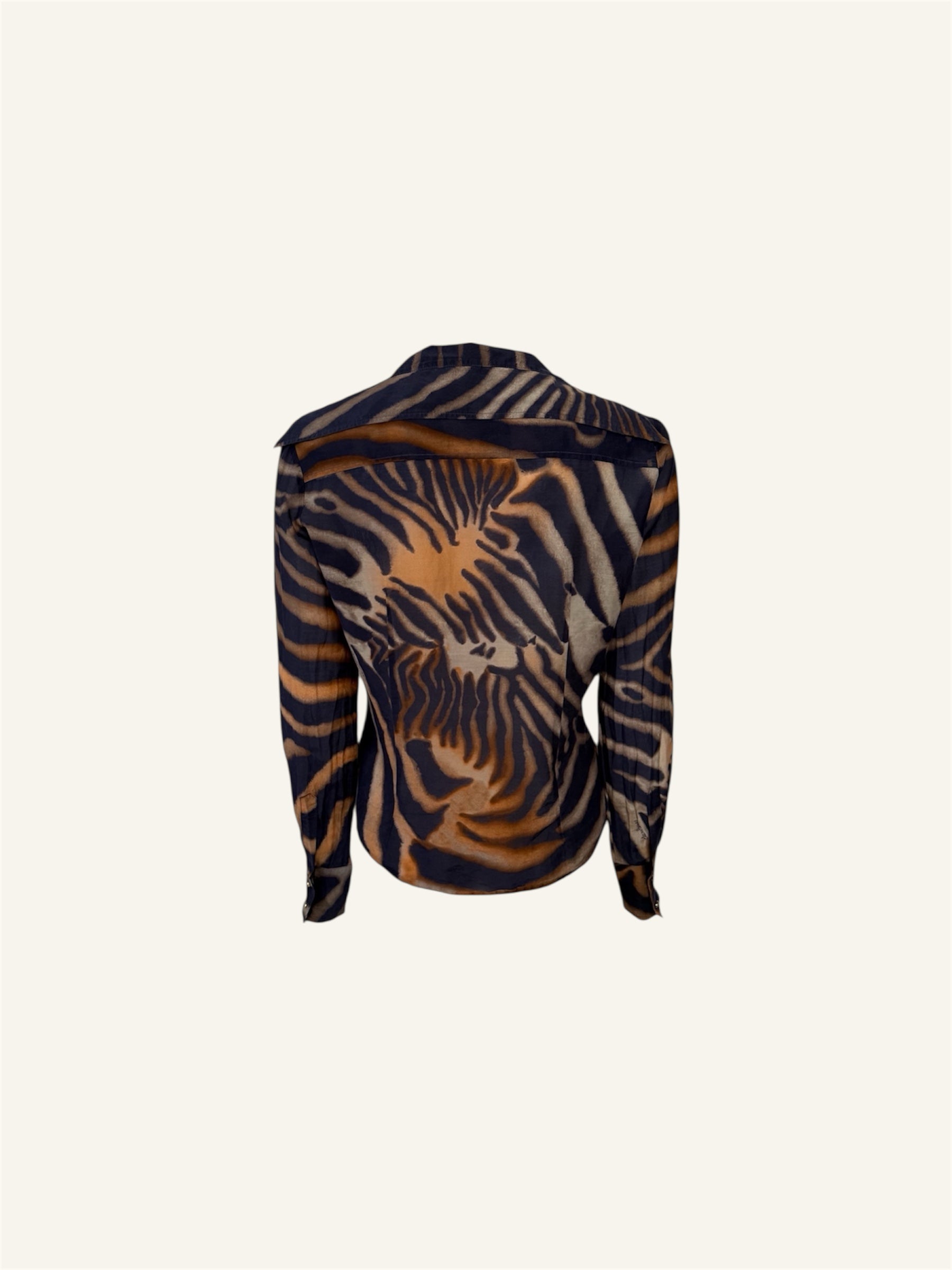 Roberto Cavalli Class Tiger Blouse