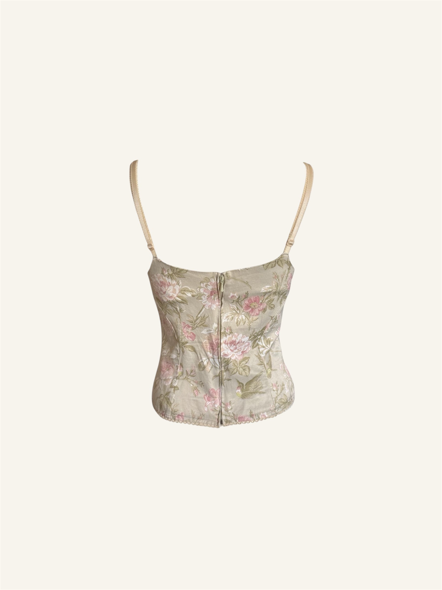 Dolce & Gabbana S/S 2006 Floral Hummingbird Top