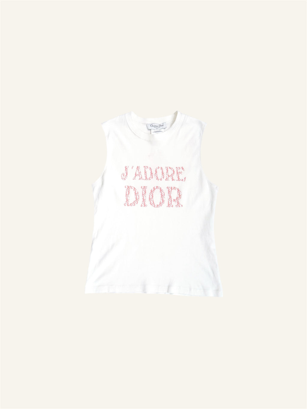 Christian Dior 'J’Adore Dior' S/S 2004 Pink Monogram Top