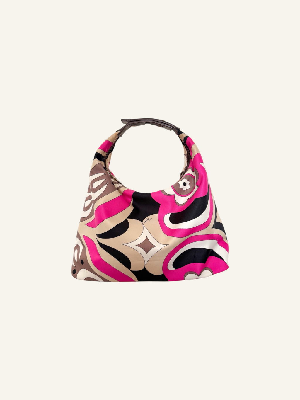 Emilio Pucci Pink & Black Handbag