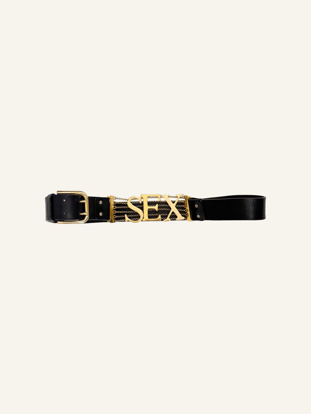 Dolce & Gabbana S/S 2003 SEX Belt