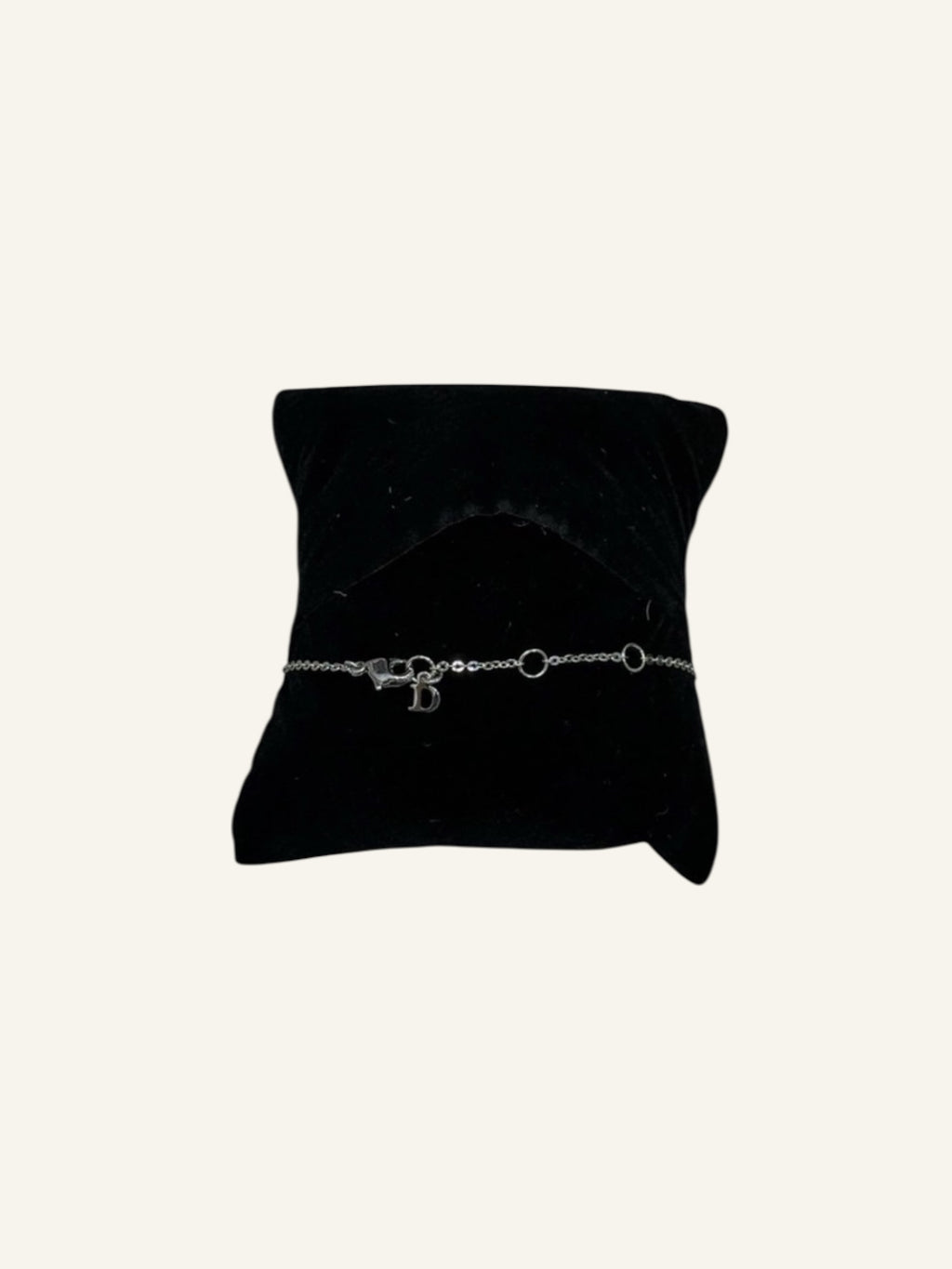 Christian Dior Silver Dove Bracelet