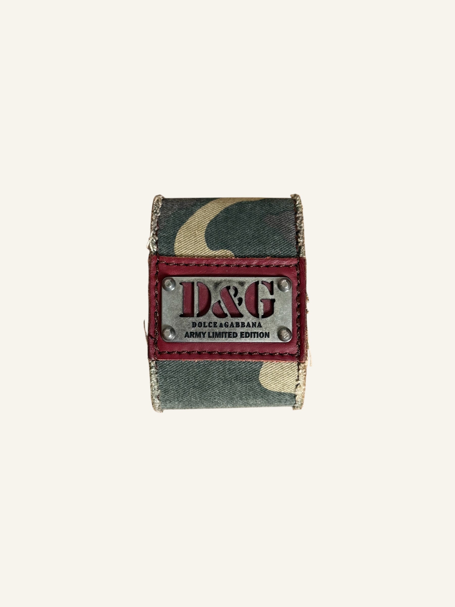 Dolce & Gabbana Camo Army Wristband