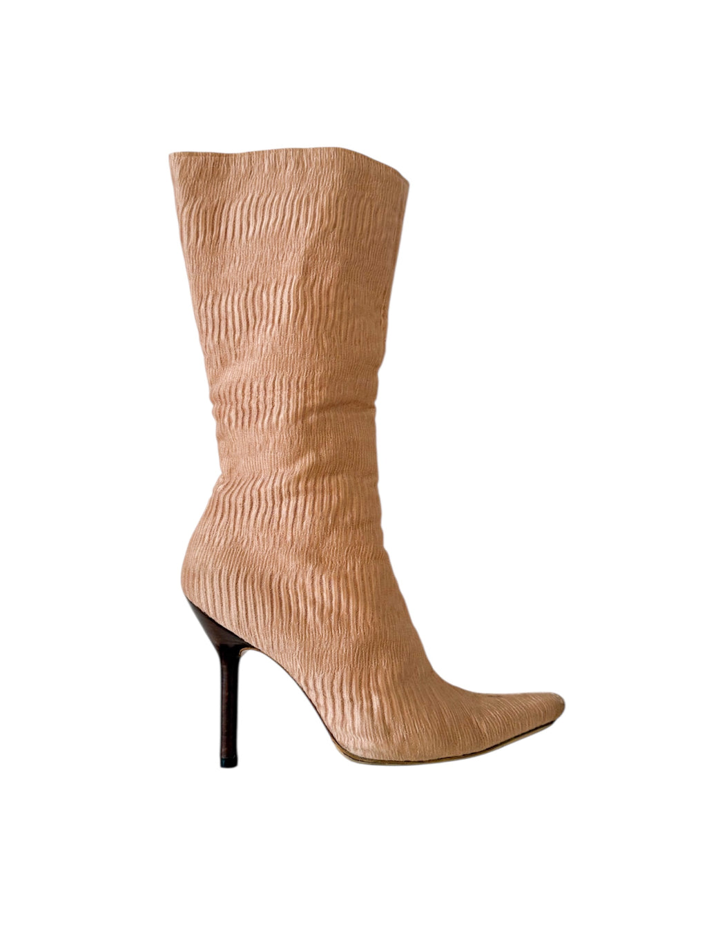 Gucci by Tom Ford A/W 1999 Pink Silk Boots