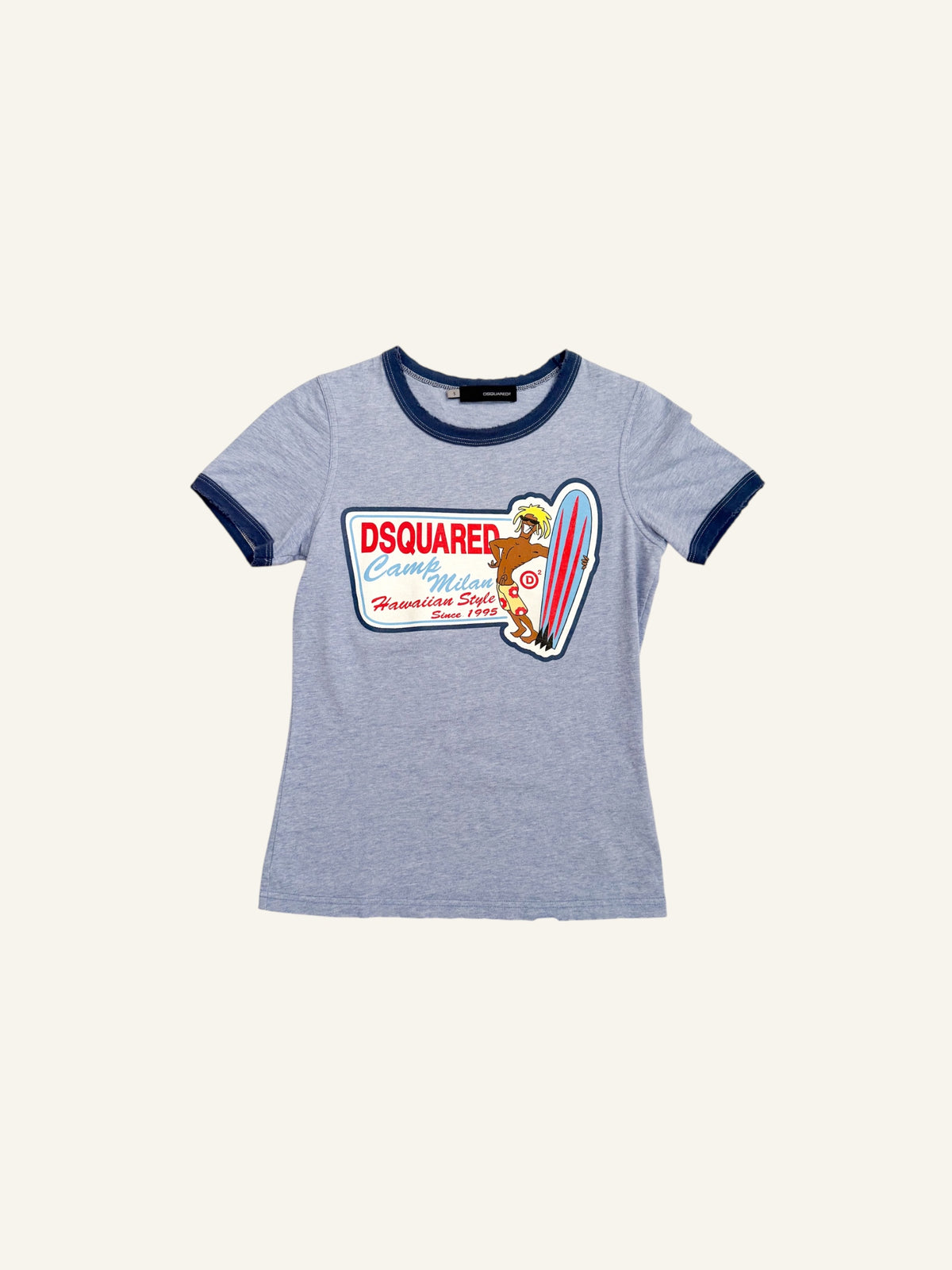 DSquared2 S/S 2005 'Camp Milan' Blue T-Shirt