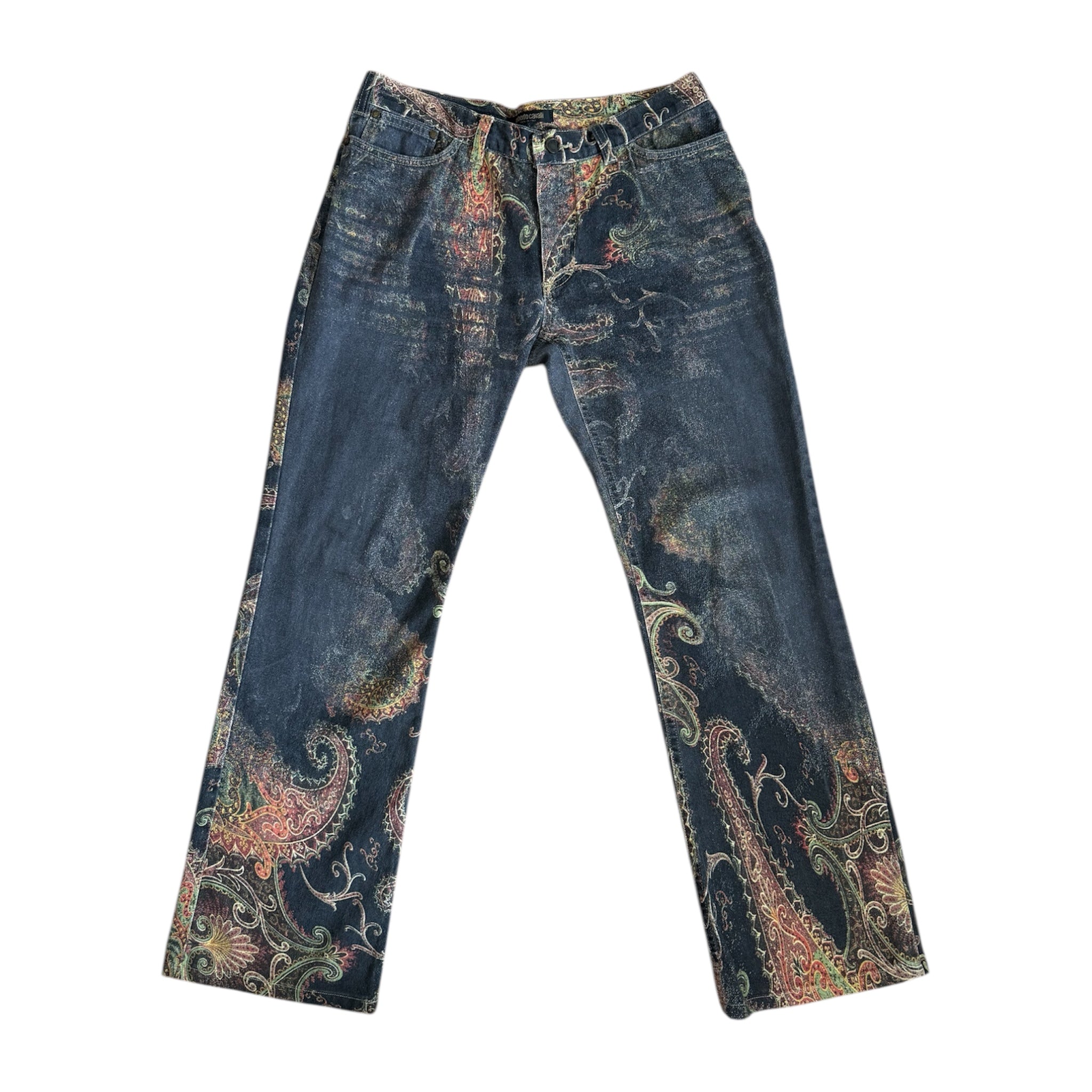 Roberto Cavalli S/S 2002 Paisley Pants
