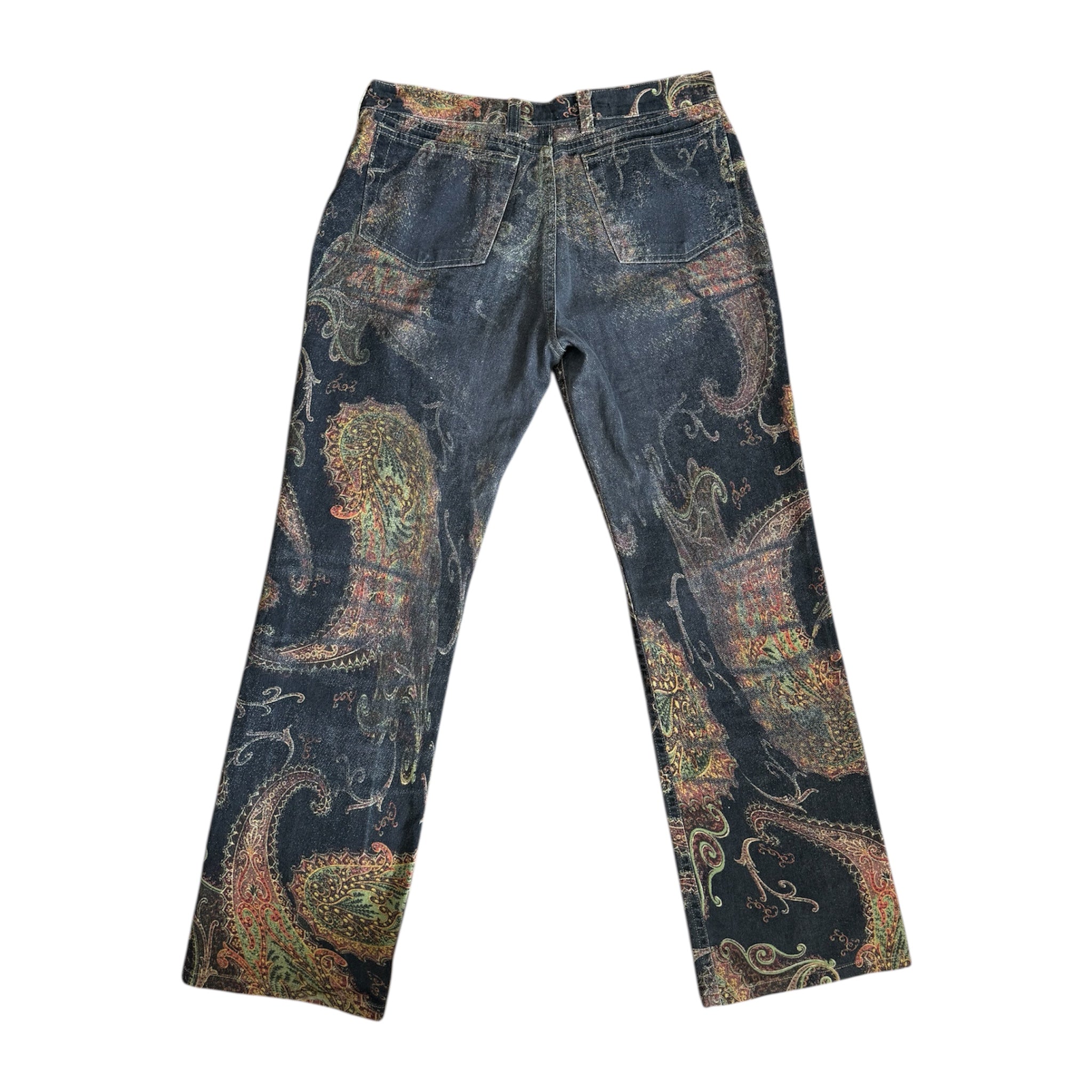 Roberto Cavalli S/S 2002 Paisley Pants