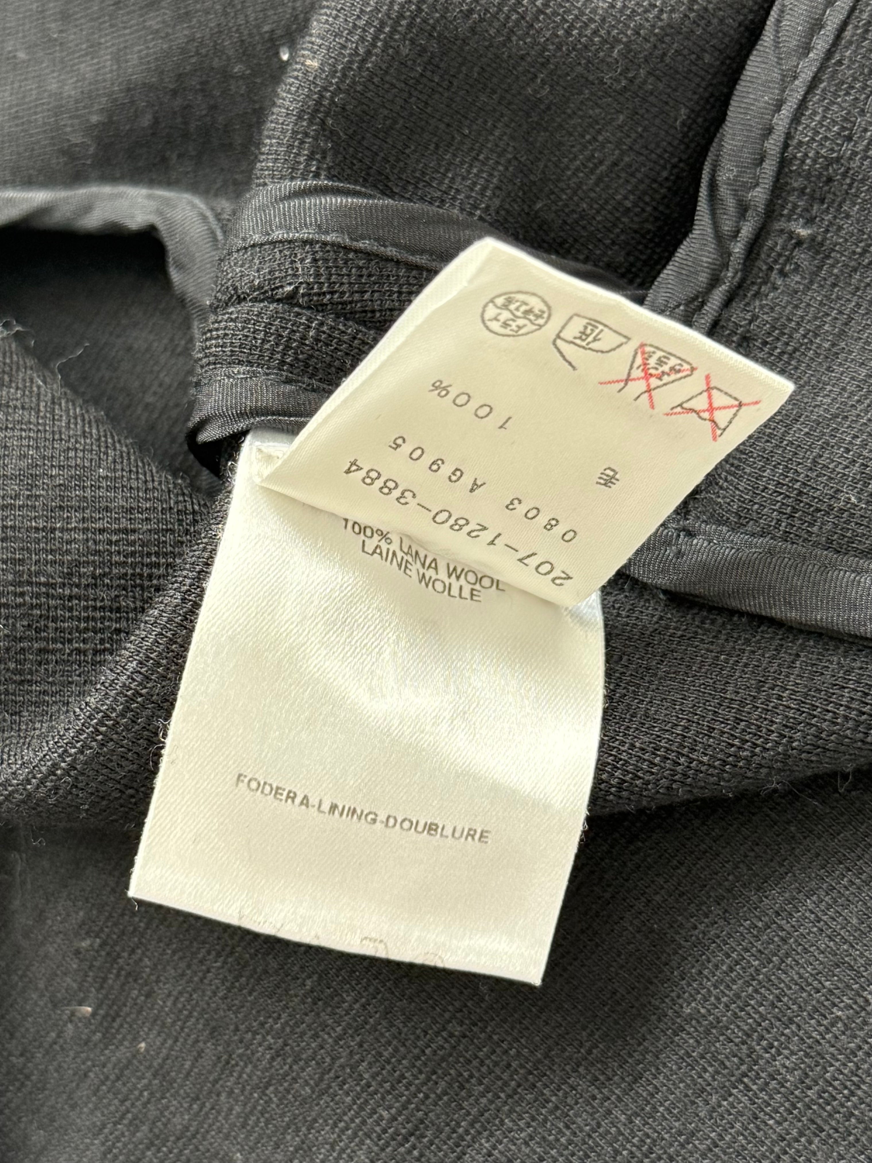Gucci by Tom Ford Wool Asymmetrical Zip Up Jacket