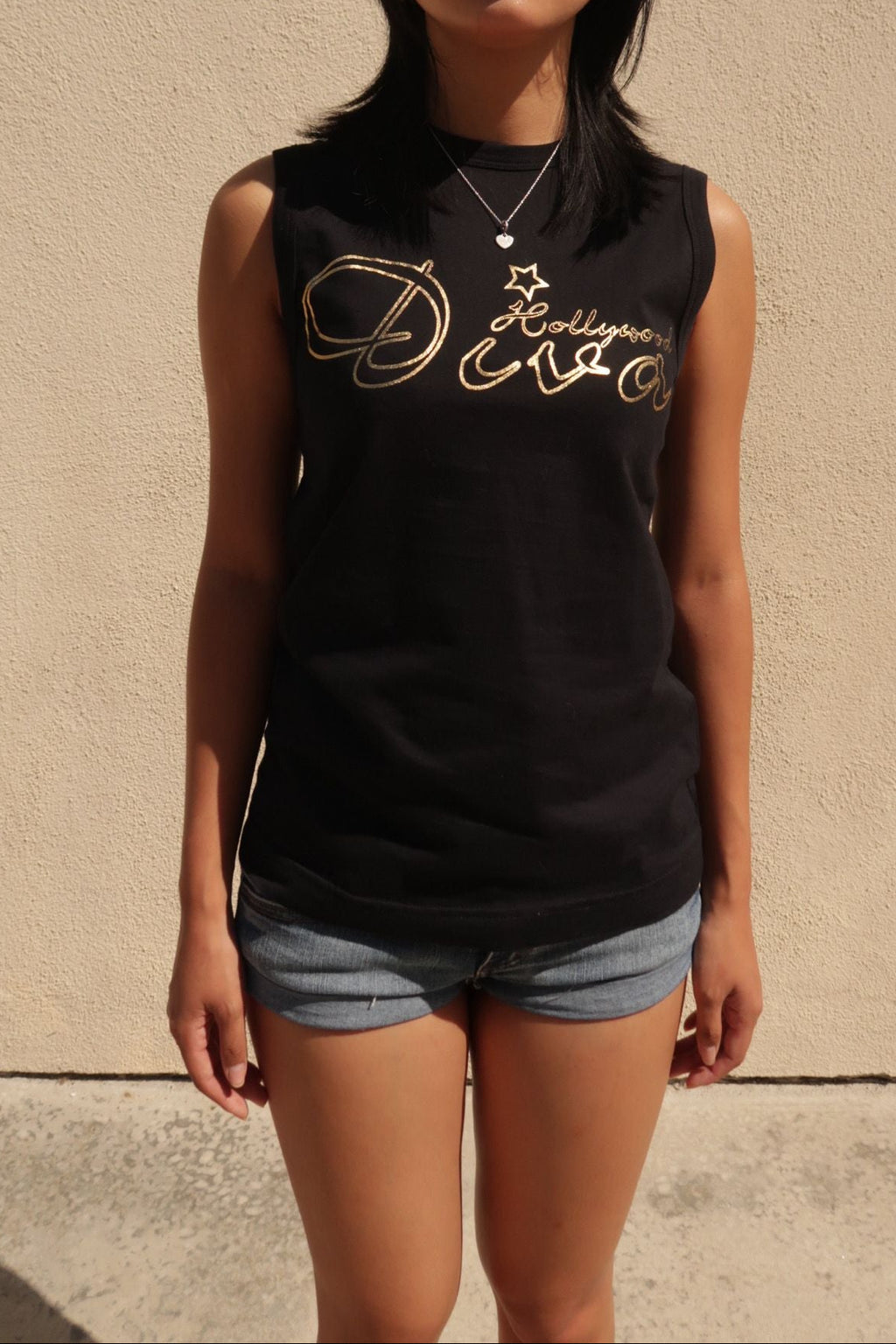 Dolce & Gabbana 'Hollywood Diva' Black Top